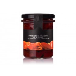 Pimientos asados con AOVE