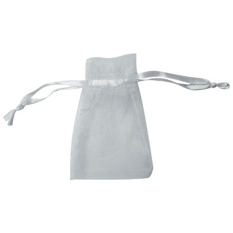 Bolsas de organza color blanca 10 x 13 cm