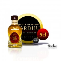 Botella miniatura whisky Cardhu