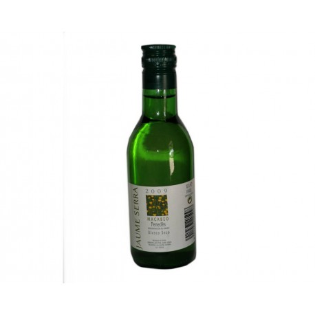 Botellita vino blanco Penedes Jaume Sierra