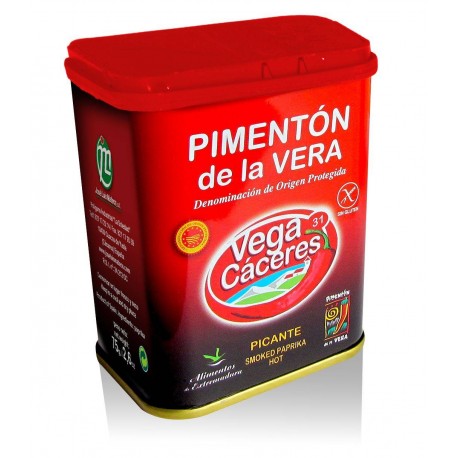Pimentón de la Vera picante (Lata 75g) D.O.P