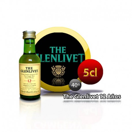 The Glenlivet 12 años mini para regalos de comuniones