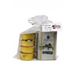 Lata de aceite de oliva virgen extra con iberitos