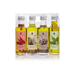 Estuche Aceites 4 condimentos 