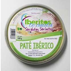 Paté ibérico sin lactosa 140gr