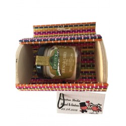 Mini baúl y crema de cabra para regalar