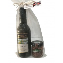 Pack vino Mayoral con tarrito de paté Deliex