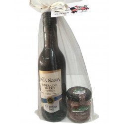 Pack vino Pata Negra Ribera del Duero con paté