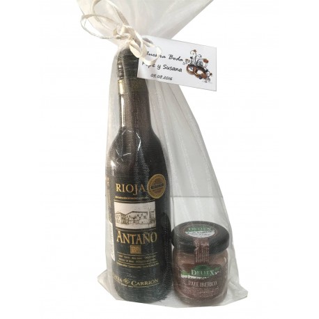 Tarrito de paté Deliex con vino Antaño