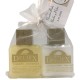 Acondicionador para el cabello y champú con bolsa de organza