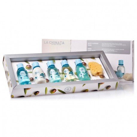 Pack cosméticos bebé y esponja