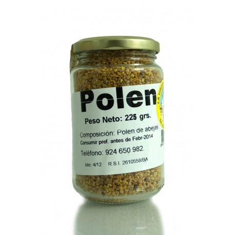 Tarro de Polen natural de flores 225 gr