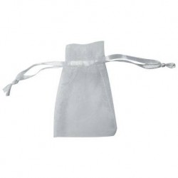 Bolsa de organza blanca 13 x 18