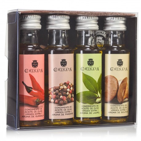 Estuche mini de aceite 4 condimentos