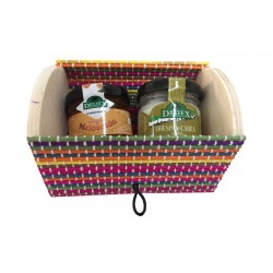 Detalles de empresa con mermelada y crema de queso