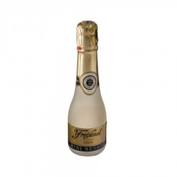 Botellita en miniatura de Cava Freixenet mini nevada.