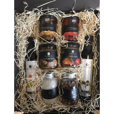 Cesta con productos Gourmet Mediano 3