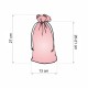 Saco beige de lino de 13 x 27 cm