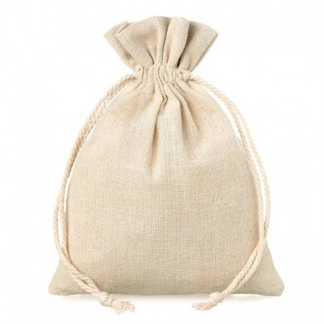 Saco de lino 10 x 13 cm