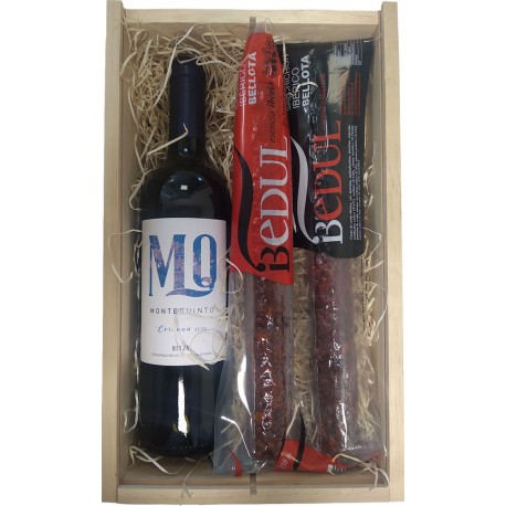 Caja regalo para empresa con productos gourmet