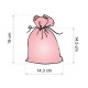 Saco de lino beige 15 x 20 cm