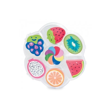 Pack regalo juego de gomas con forma de frutas