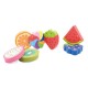 Pack regalo juego de gomas con forma de frutas
