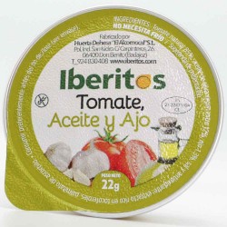 Aceite, ajo y tomate de 25 gr