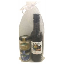 Pack vino Mayoral con dos cremas de queso