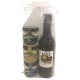 Vino Mayoral y tarros de queso para regalos
