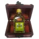 Baúl mapa con licor hiebas 5 cl para invitados