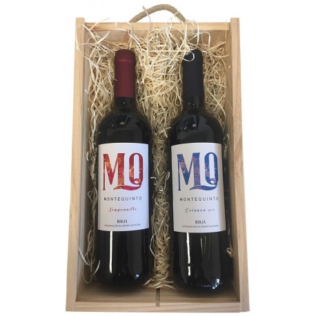 Vinos rioja para regalar en estuche de madera
