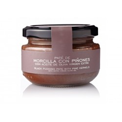 Tarro paté de Morcilla con Piñones y con Aceite de Oliva Virgen Extra 120 gr