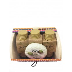 Kit cosmética con baúl miniatura