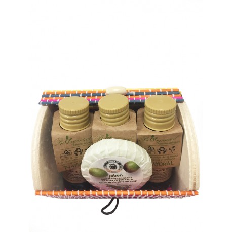 Kit cosmética con baúl miniatura