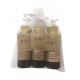 Gel Champú y Bodymilk en bolsa de organza 