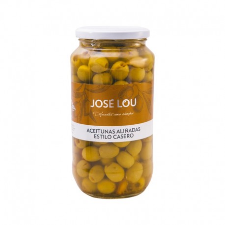 Aceitunas aliñadas estilo casero