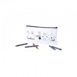 Estuche ballena para colorear infantil