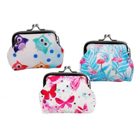 Monedero piel estampados
