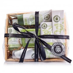 Cesta de cosméticos natural con Aceite de Oliva