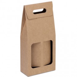 Estuche presentación con capacidad para dos botellas