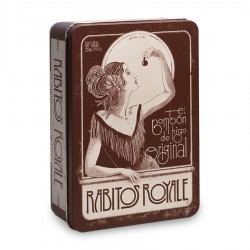 Bombones de higo Rabitos Royale en caja diseño antiguo