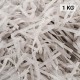 Virutas de papel para rellenar regalos 1 KG color amarillo