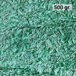 Virutas de papel para rellenar regalos 500 gr. color gris