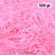 Virutas de papel para rellenar regalos 500 gr. color rosa