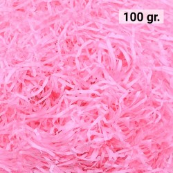 Virutas de papel para rellenar regalos 100 gr. color gris