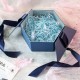 Virutas de papel para rellenar regalos 1 KG color azul