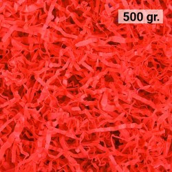 Virutas de papel para rellenar regalos 500 gr. color gris