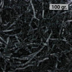 Virutas de papel para rellenar regalos 100 gr. color gris