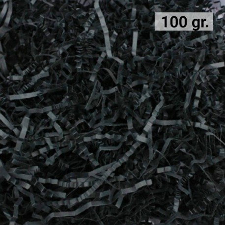 Virutas de papel para rellenar regalos 100 gr. color gris